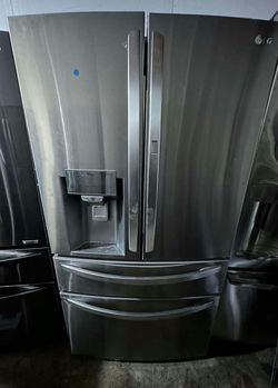 LG French Door Refrigerator w/ Dual Freezer Drawers – Stainless Steel