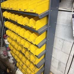 Single Side Parts Bin Rack