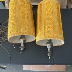 Vintage mid century Hanging Lamps
