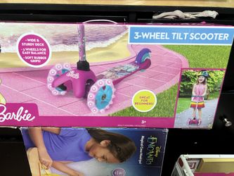 Barbie 3 -wheel Tilt Scooter brand New