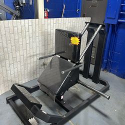 Plate loaded calf raise 