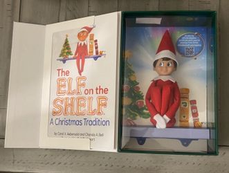 New!!!Elf On The Shelf Boy Doll & Book🤶🤶🤶