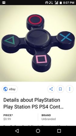 PS4 fidget spinner