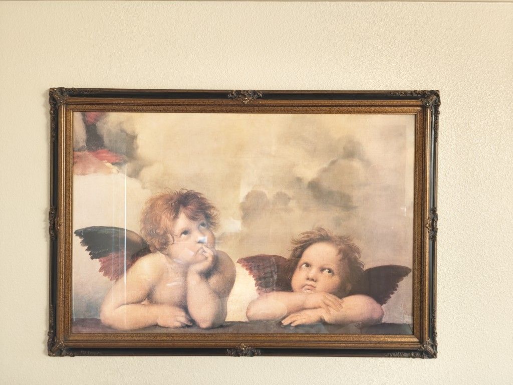 Art Print Raphael "The Cherubim Putti Angels of The Sistine Madonna"