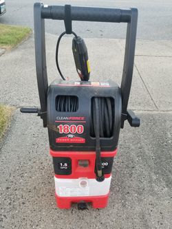 CleanForce Electric Pressure Washer - 1.6 GPM, 1800 PSI, Model# CF1800HD [Missing Nozzle]