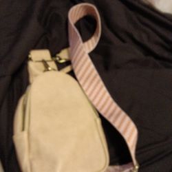 Anthropology Pink Sling Bag 