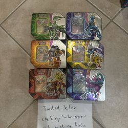 Pokemon TCG Paradox Destinies Tins sets of 6 (all variants)