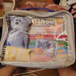 Clubby Beanie Baby Platinum Edition 