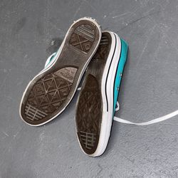 Converse High Too Sneakers In Teal