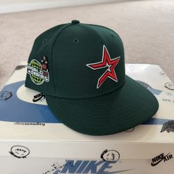 Houston Astros Hat Size 7 1/4 From Hat Club (watermelon)
