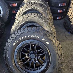 💸🚨Rines 17x9 Nuevos Con Llantas Bfgoodrich ko2 275.70.17💸📣