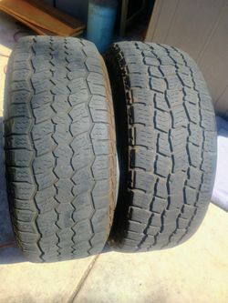 265/60/18 2 TIRES 75-85% TREAD DOT 14/24 EXCELLENT CONDITION