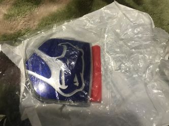 OEM Dodge Viper emblem old stock blue