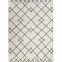 New 7'x10' Kenya Fleece Geometric Design Tufted Area Rug