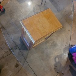 Clear Triangle  Glass Top _For  a Coffee Table 
