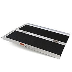 Aluminum wheel chair ramp