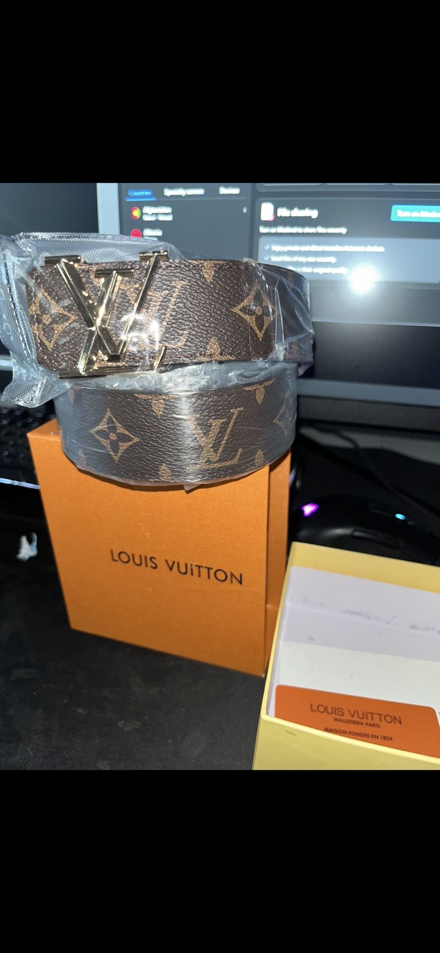 Brown Louis Vuitton Belt