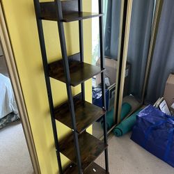 5 Tier Ladder Shelf For Bedroom