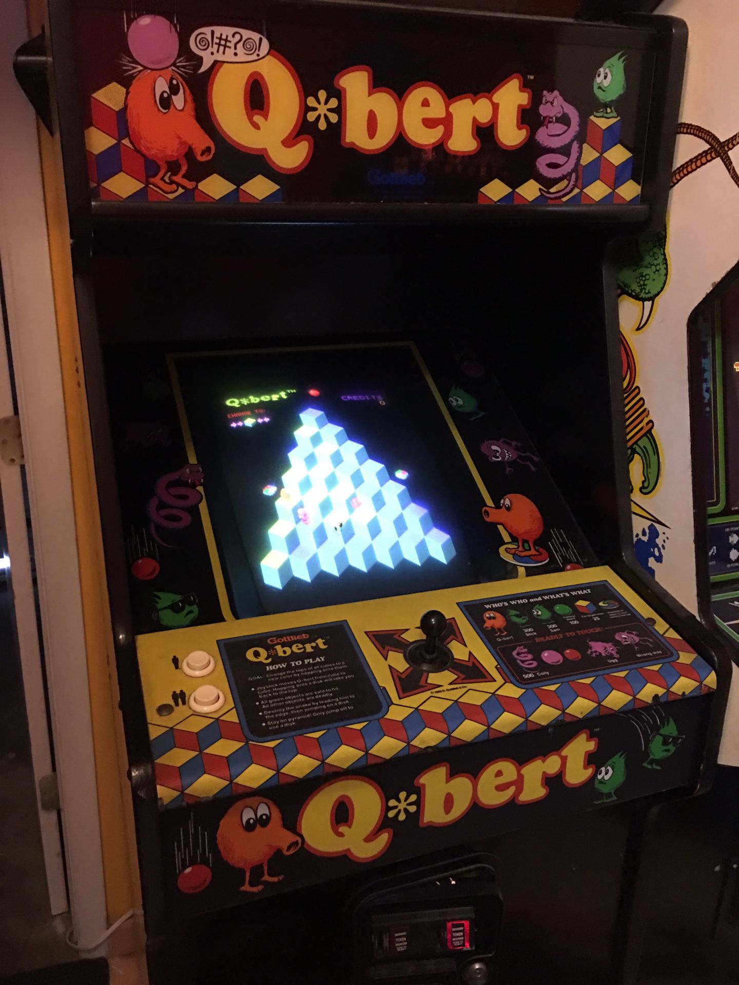 Arcade game Qbert