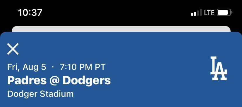 Dodger Tickets