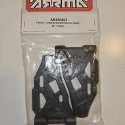 ARRMA AR330503 Suspension Arm Med Front Lower 6S 2 ARAC9037 Electric Car/Truck Option Parts,Grey/Silver