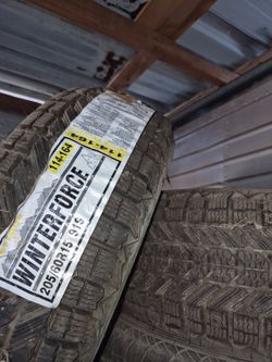 2 new winterforce 205 60r15 tires