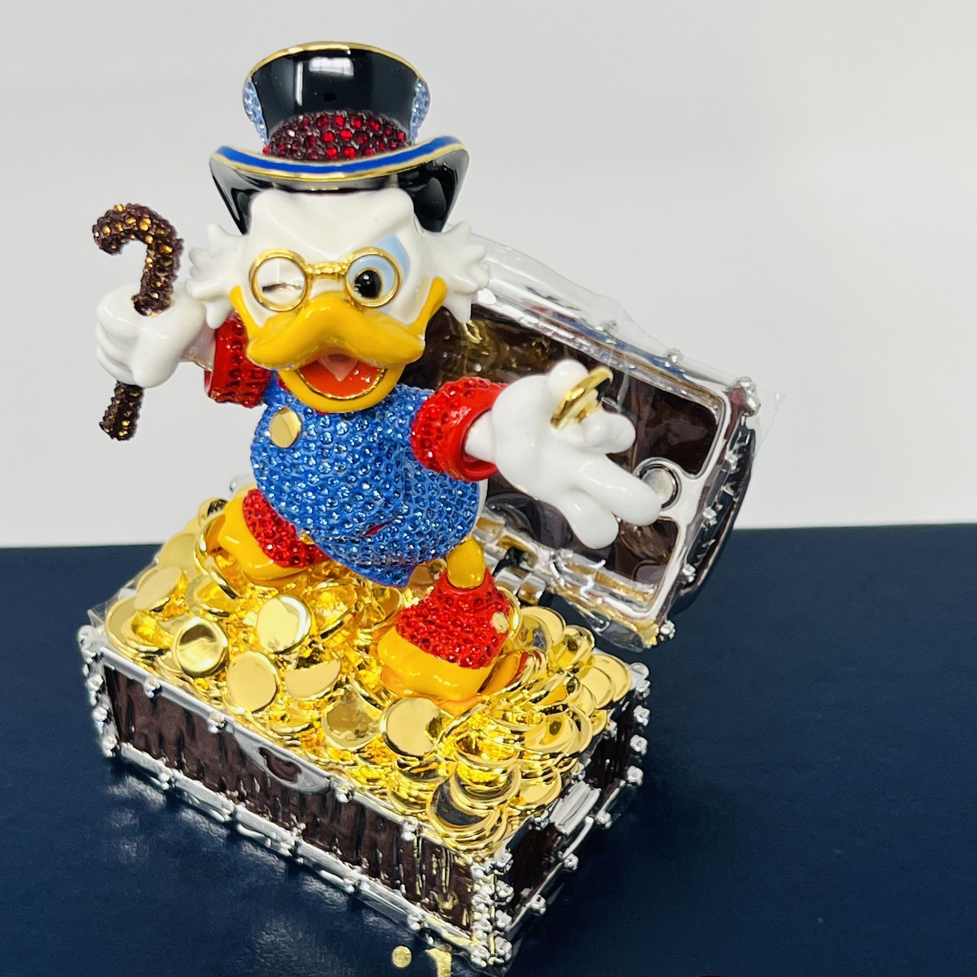 Disney Arribas Brothers Scrooge Mcduck Limited Edition Jeweled 
