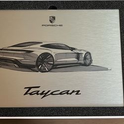 Porsche Taycan Sketch Plaque