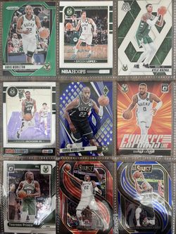 NBA CARDS BUCKS LOT