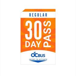 OC Bus 30 Day Pass