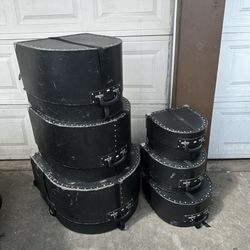 6 Piece Drum Set Hard Cases 