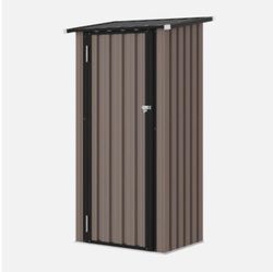 Small Metal Outdoor Storage Shed R01 (HN)