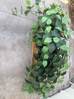 Large Artificial Greenery Plant Arrangement – Decorative Basket