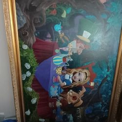 Custom Framed Rick Alexander Painting 