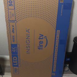 Brand New “50in Insignia Fire TV