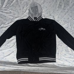 Hooded Varsity Jacket