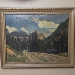 Vintage/Mid Century Framed Original Painting 