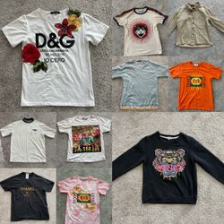 Designer Clothing Bundle - LV, Chanel, Gucci, D&G, Kenzo (Tees & Sweatshirts)