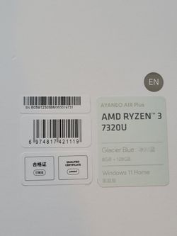 Ayaneo Air Plus 7320U 8GB 128GB for Sale in Mount Vernon, NY - OfferUp