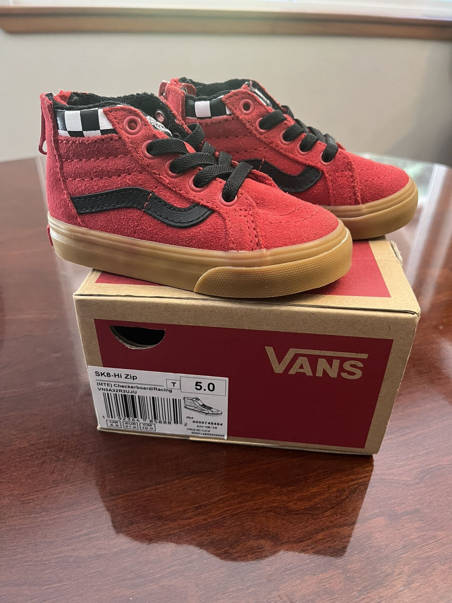 Brand New!!! Toddler Size 5c High Top Vans