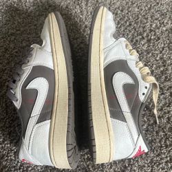 Air Jordan 1 Retro Low OG SP Travis Scott "Reverse Mocha" sneakers.