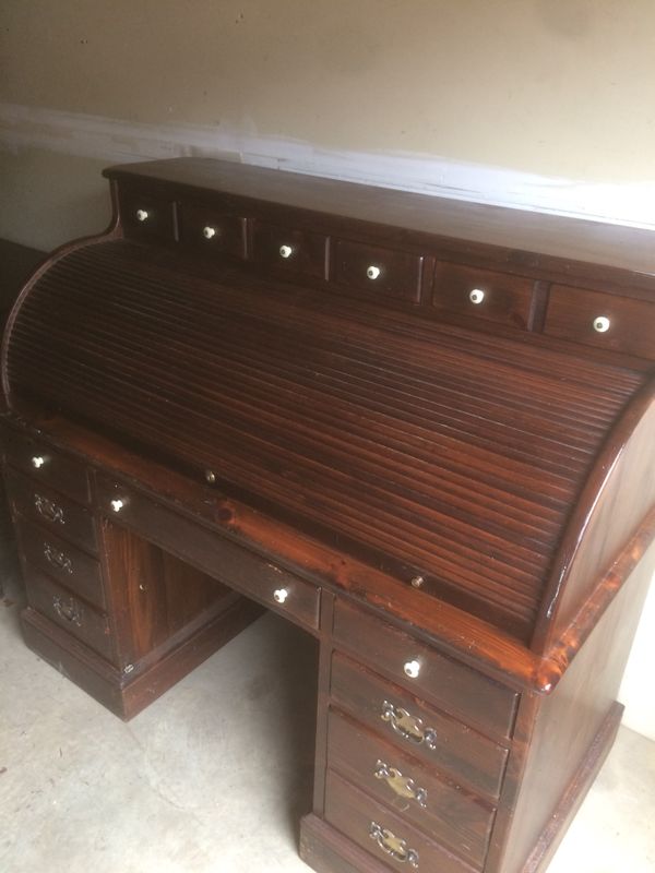 Ethan Allen Roll Top Desk For Sale In Sunbury Oh Offerup