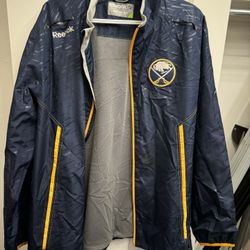 Buffalo sabres Lightweight Trainer Jacket large 