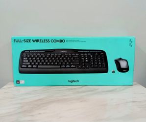 Logitech Full Size Wireless Keyboard & Mouse (Brand New)