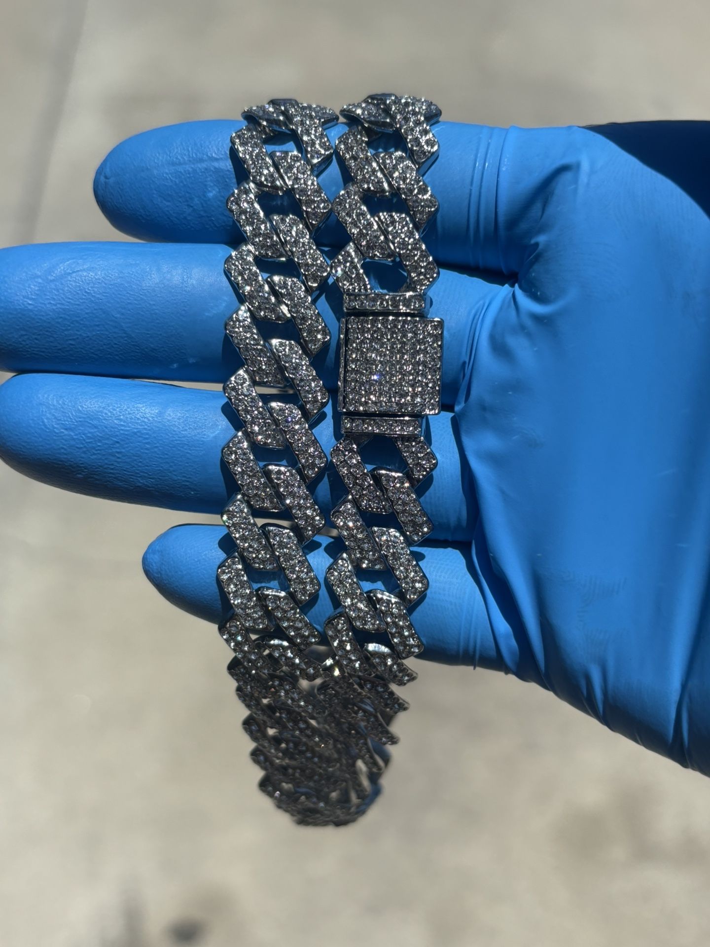 Moissanite Cuban Link Diamond Chain