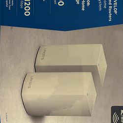 Linksys 2 Pack Velop Dual Band Routers. 