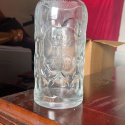 HB Hofbrauhaus1 Liter Dimpled Beer Mug