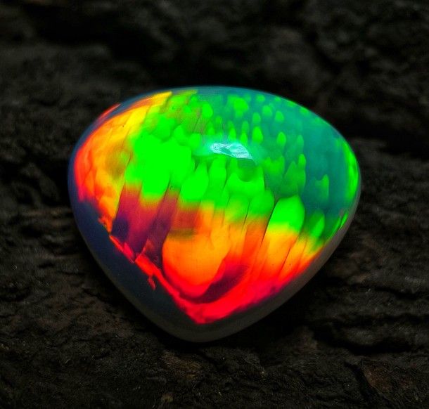 Heart-Shaped Honeycomb Opal - 9.45 Carats