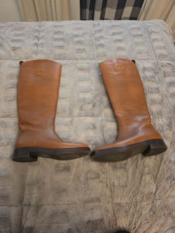 Tory Burch Tan Leather Boots