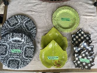 Mixed Decorative Plate and Dish Set
